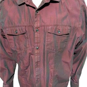Young man’s long sleeve shirt by I.N.C. Size large.  Maroon color.